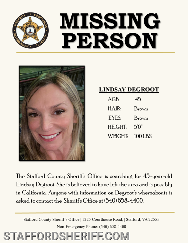 Missing Person - Stafford County Sheriffs Office